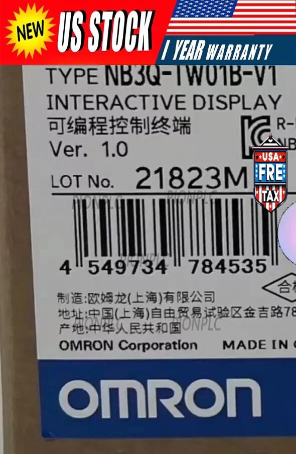 1pc Omron NB3Q-TW01B-V1 brand new touchscreen Fast delivery DHL  US Free TAX