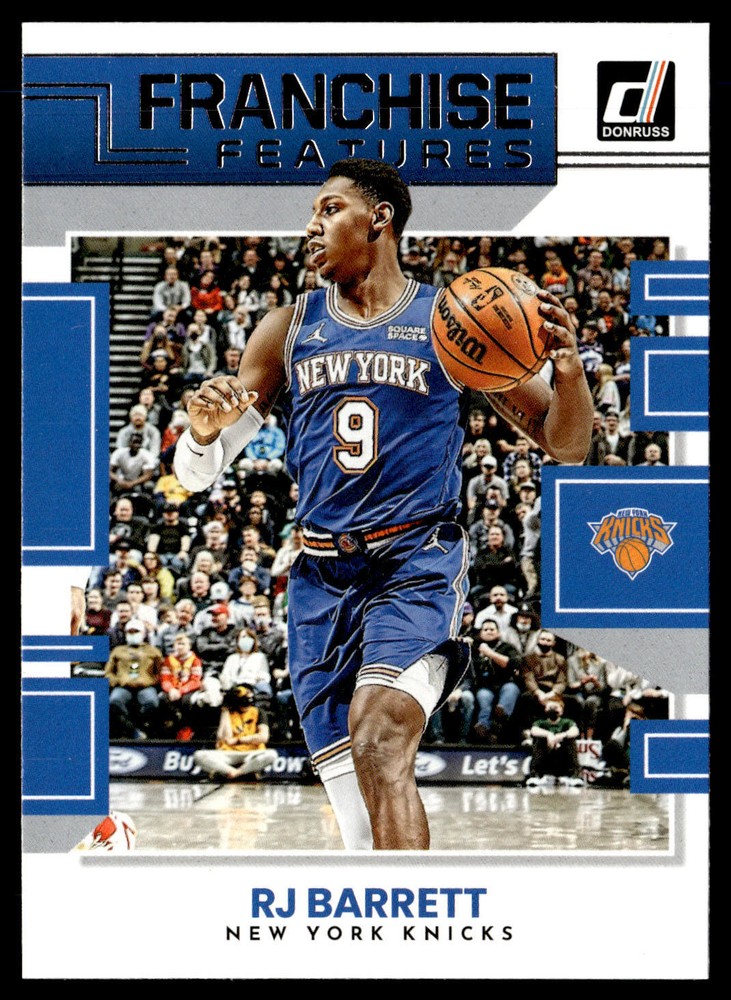 2022-23 Donruss RJ Barrett Franchise Features New York Knicks Basketball Card #3