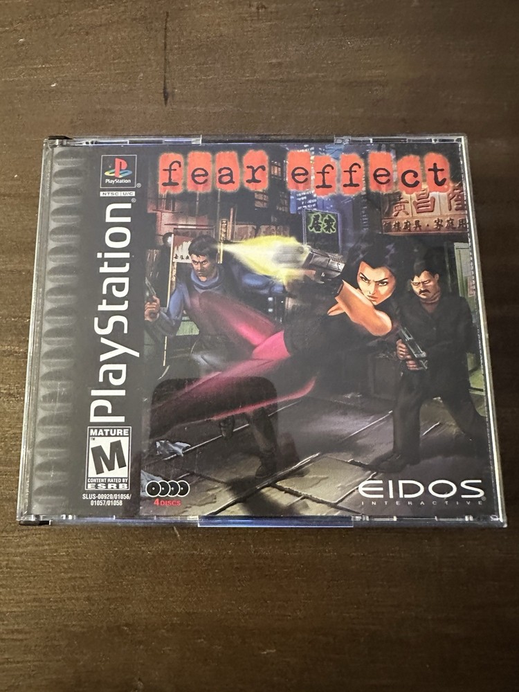 Fear Effect (Sony PlayStation 1, 2000) PS1 Black Label CIB Tested