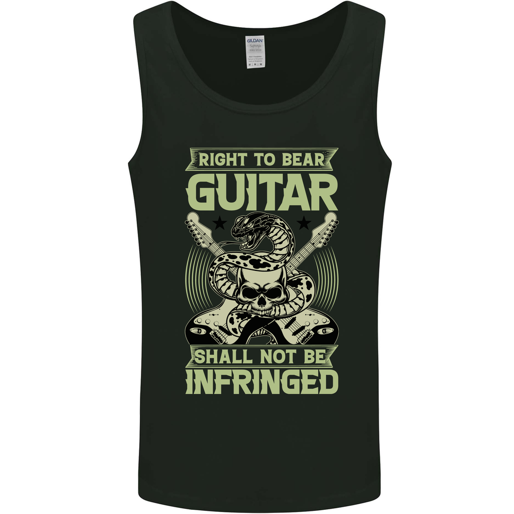 Right To Bear Guitar Rock n Roll Music Mens Vest Tank Top