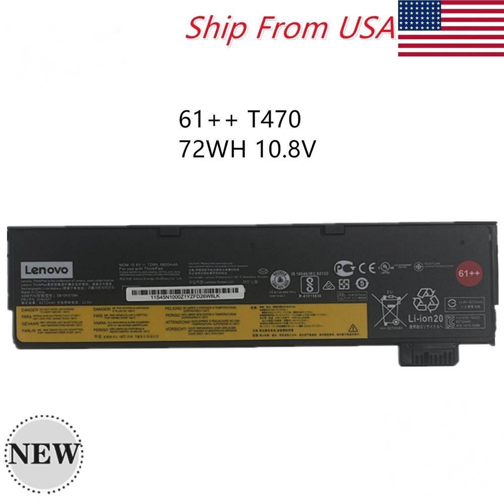NEW OEM Genuine 61++ Battery for Lenovo ThinkPad T470 T570 T580 01AV492 01AV427