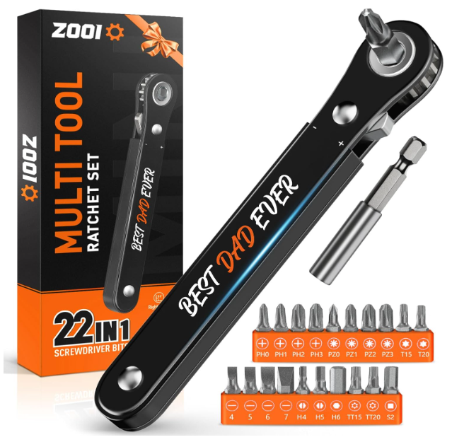 Best Ratcheting Pocket Screwdriver Gift for Dad Husband on Father's Day-image