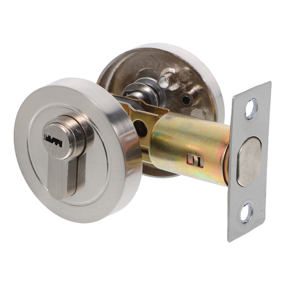Circular Keyed Cylinder Lock for Office Travel Room Deadbolt