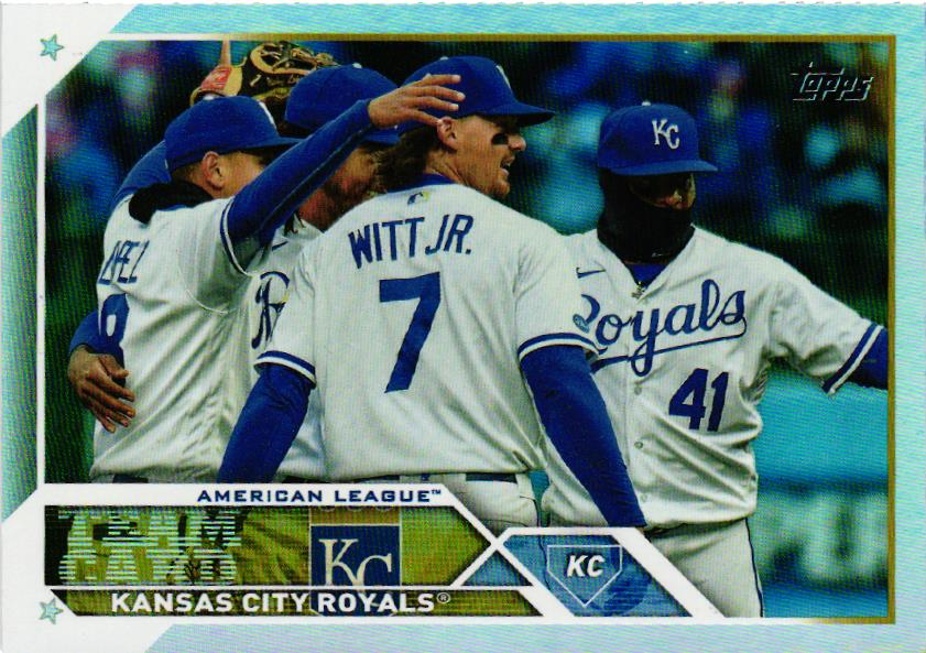 2023 Topps Series 1 Foil - #134 Kansas City Royals - Team Stats