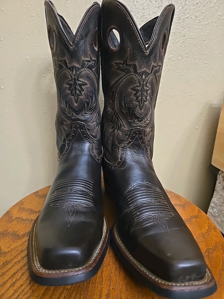 Caborca HEA067 Men's Brown Cowboy Boots US 10 Mexico 29