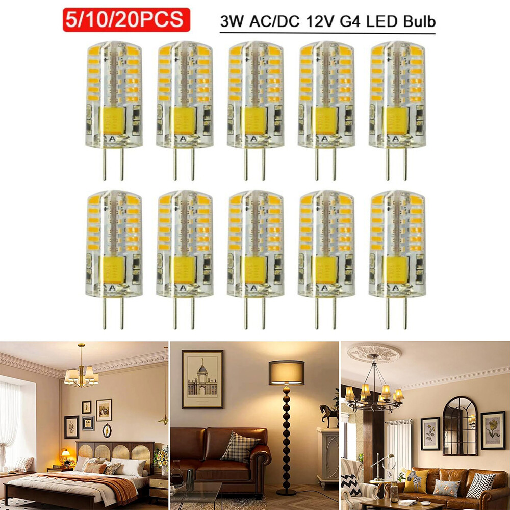 5-20X G4 LED Bulb 3W AC/DC 12V Bi-Pin Base LED Light Bulb for Landscape Lighting
