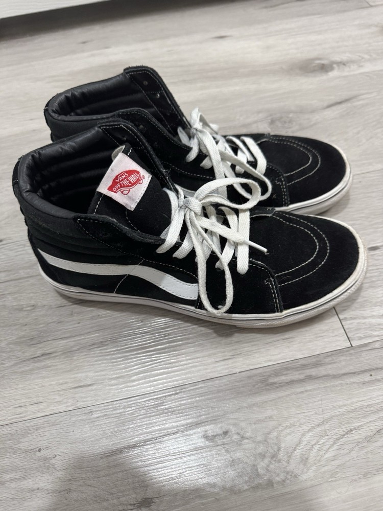 VANS Classic Old Skool Hi Top Skater Shoes - Mens 8 W 10,5