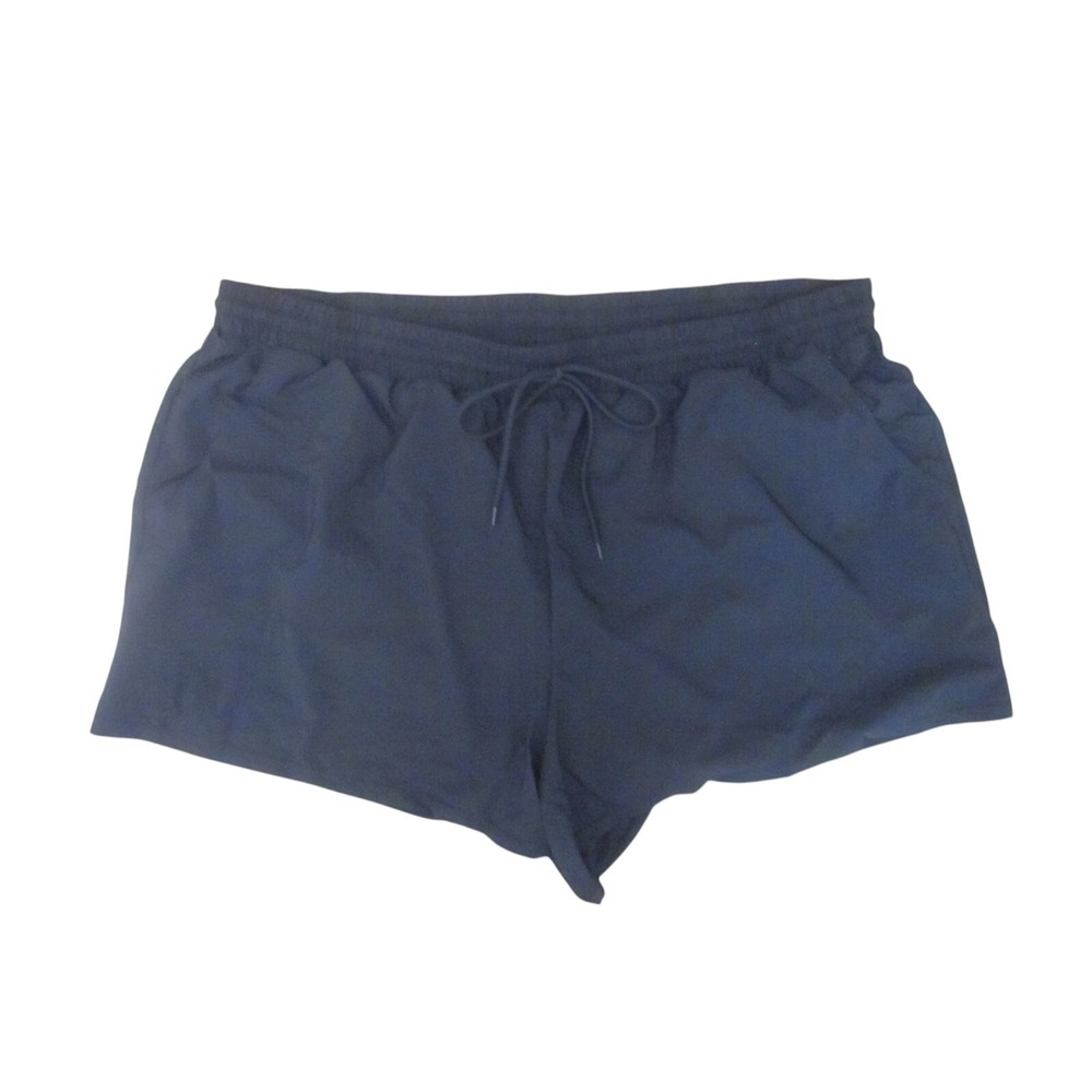 NWT TIME AND TRU Black UPF 50+ High Waist Swimsuit Shorts 3X