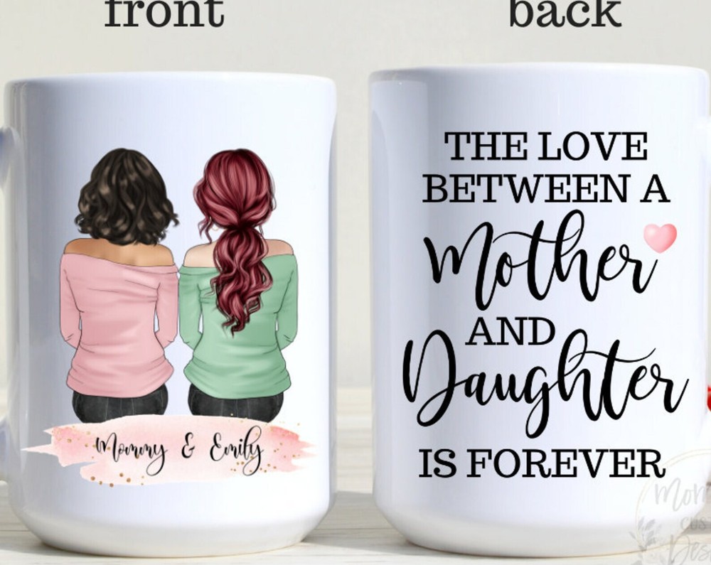 Personalized Mom Mug Custom Mothers Day Gift for Daughter Best Coffee Cup