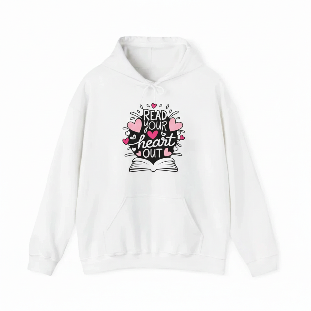 Read Your Heart Out Valentine's Day Teacher Design Unisex Hooded Sweatshirt