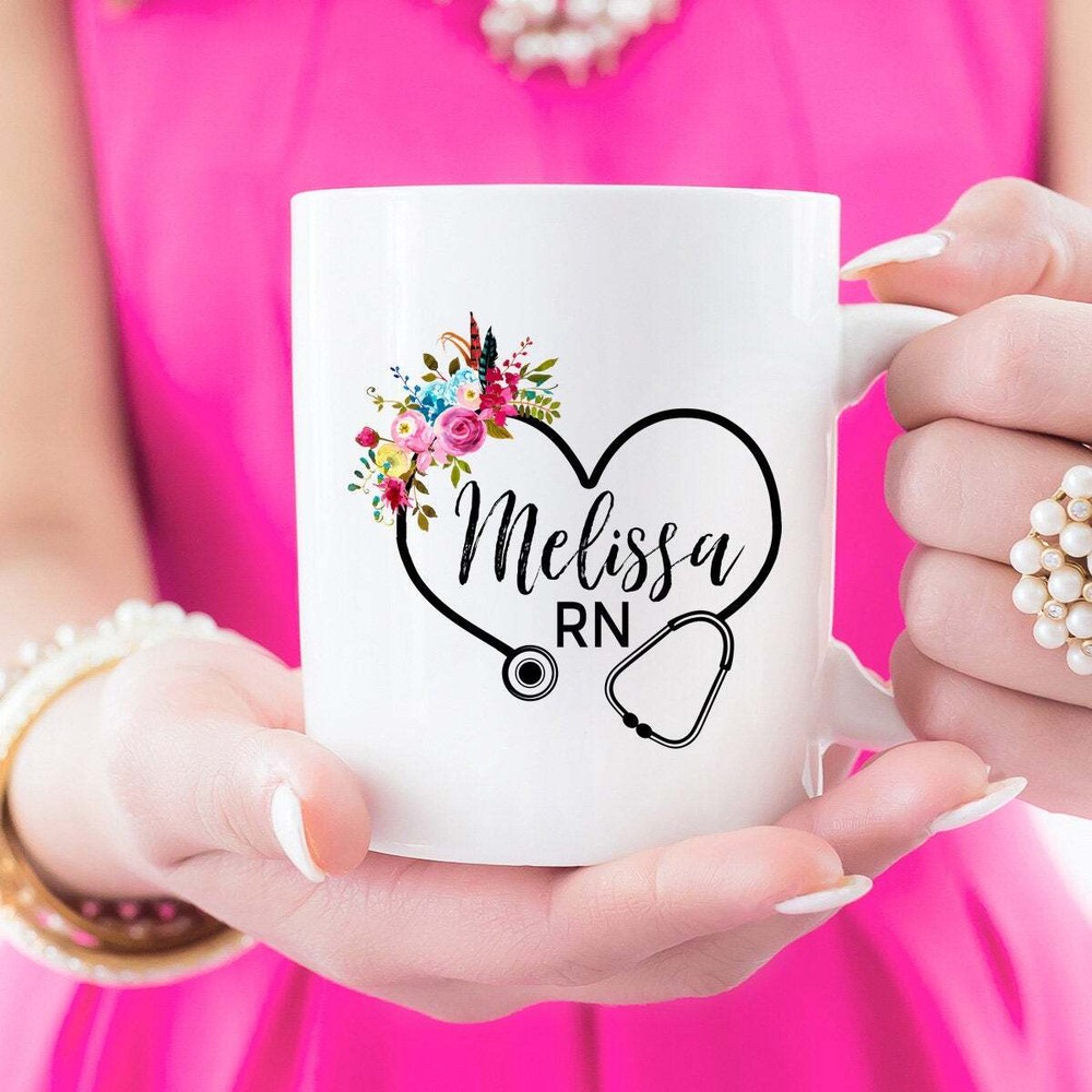 Nurse Appreciation Gift Nurse Graduation Rn Nurse Custom Mug Nurse Coffee Mug