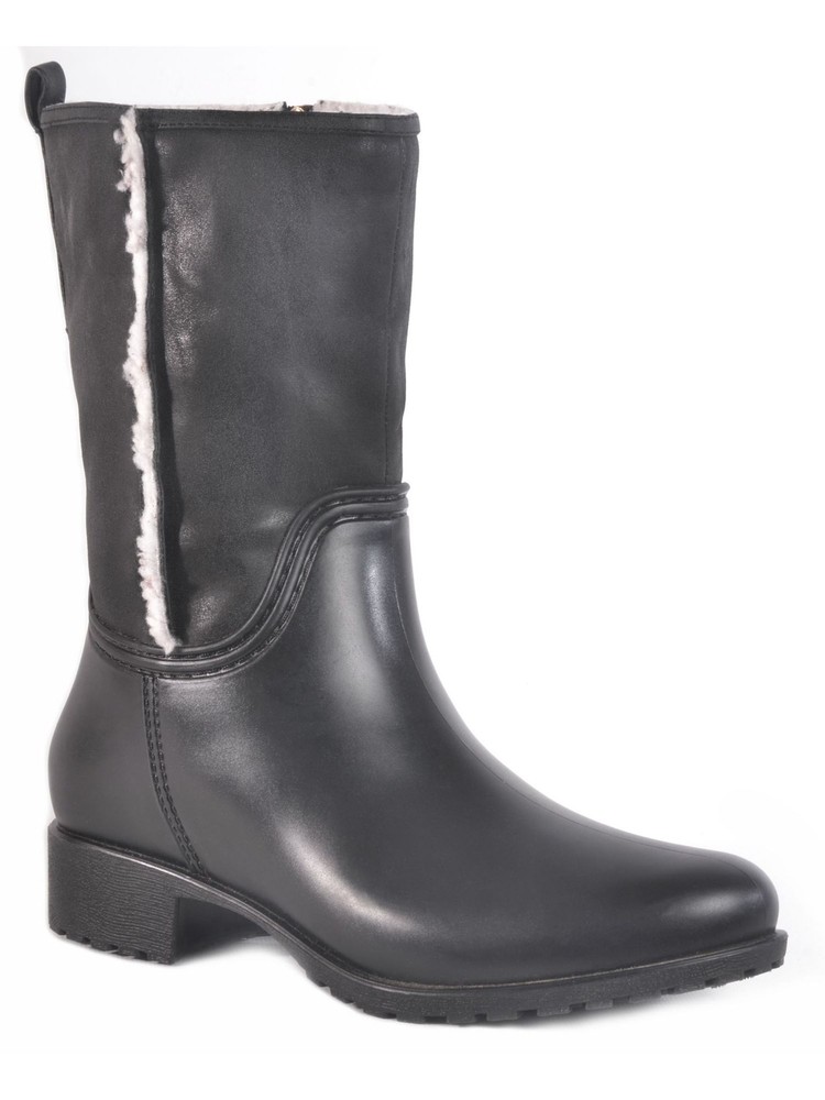DAV Womens Black Equestrian Cheyenne Round Toe Block Heel Booties 7 M