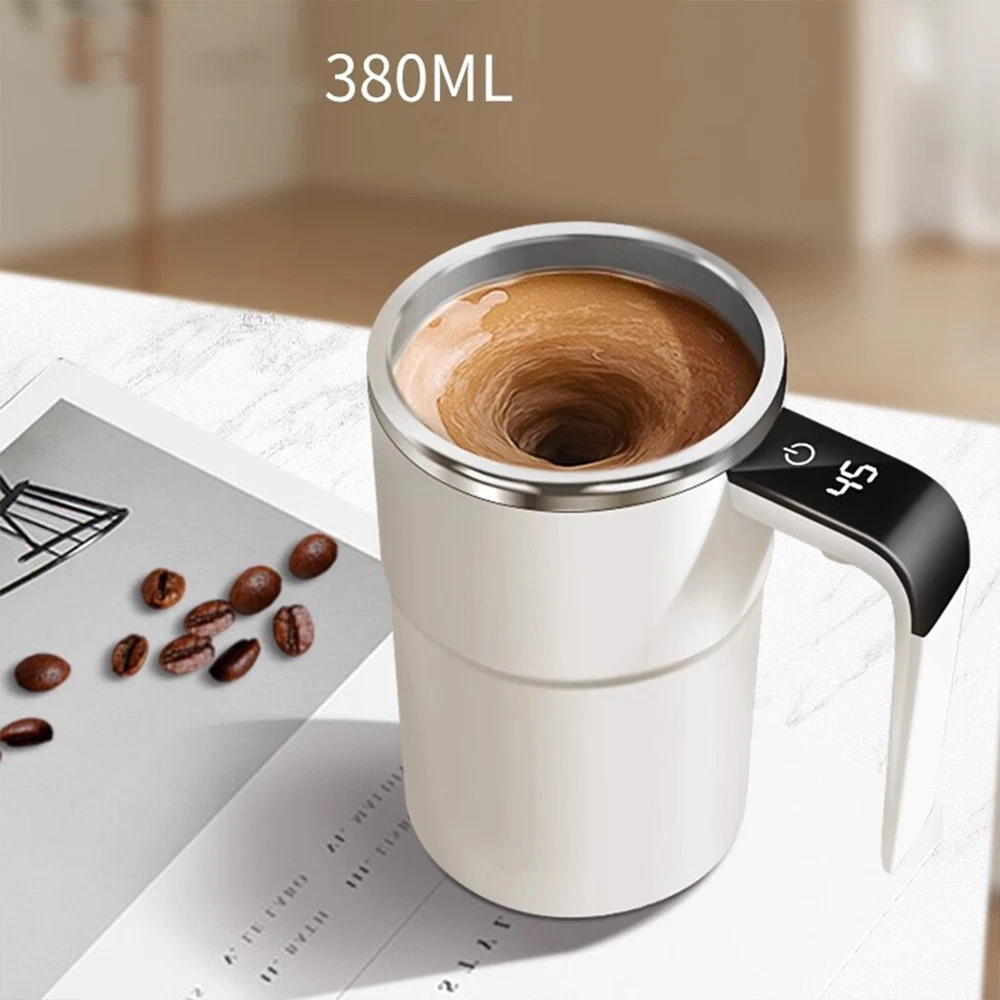 Automatic Magnetic Electric Self Stirring Mug Cup Mixing Coffee Milk Tea Beer