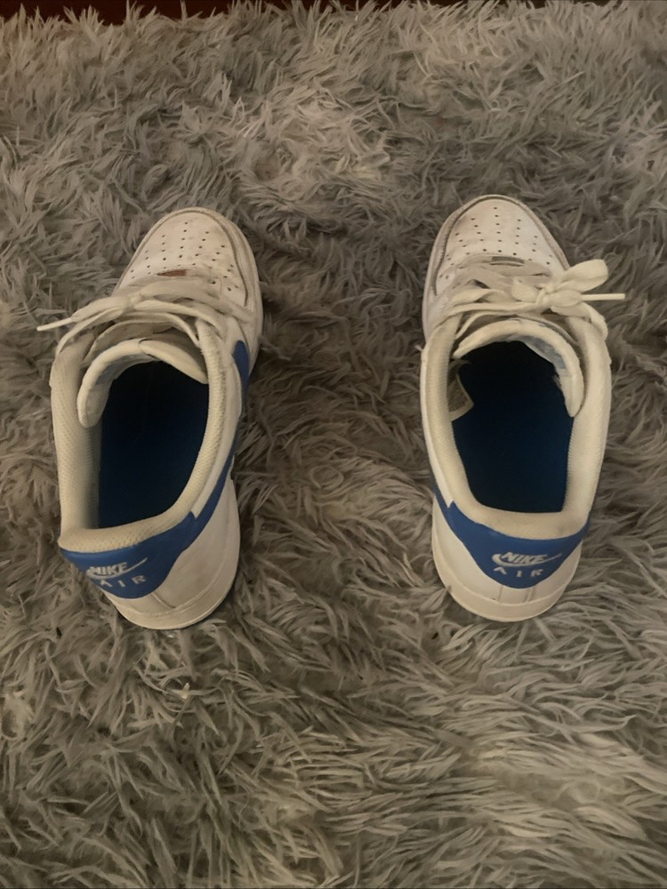 Nike Blue And White Airforces, Size 8, Used, Unisex