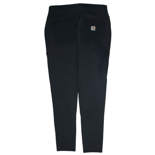 Carhartt Mens Joggers Black Nylon Blend Elastic Waist Utility Pockets Work M