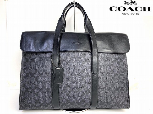 Coach Men'S Metropolitan Portfolio Signature 2Way Business Bag Briefs Shoulder