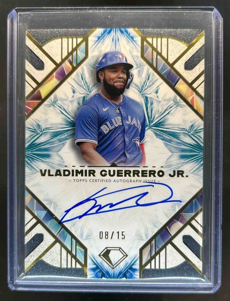 2025 Topps Diamond Icons Vladimir Guerrero Jr. Auto Blue #8/15 Jays