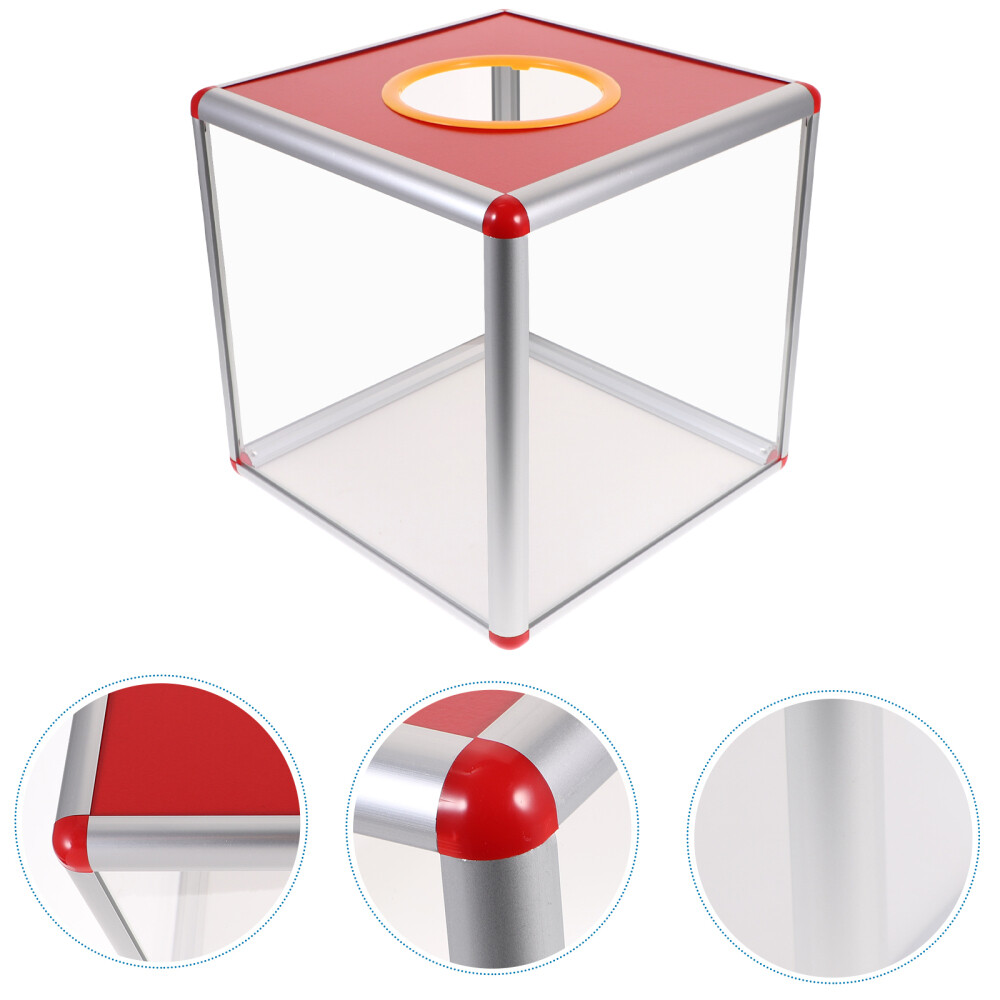 Acrylic Box Ticket Storage Container Church Donation Office