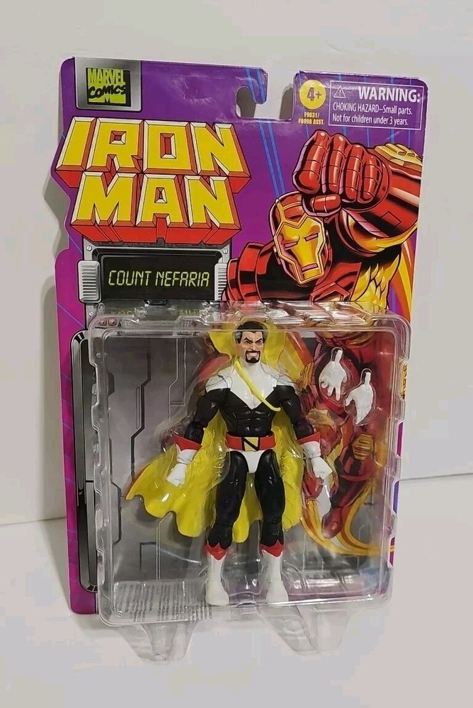 Marvel Legends Retro Nefaria Iron Man Comic Action Figure In Stock USA  