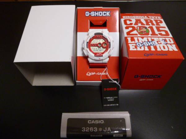 Casio CASIO G SHOCK Hiroshima Carp 2015 GD 100 New
