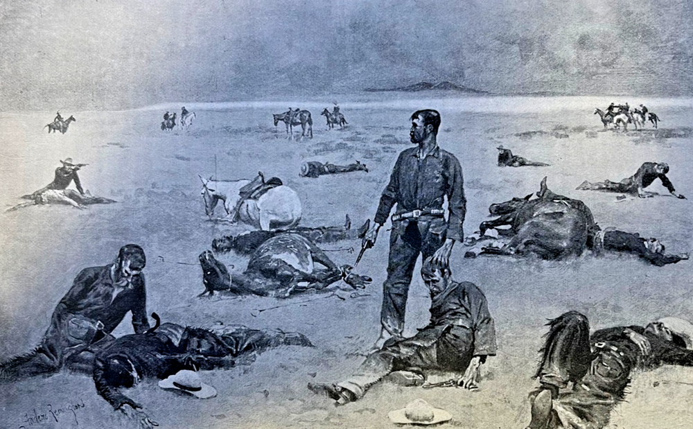 1895 Owen Wister Story Frederic Remington Illustrations Evolution of Cowpuncher