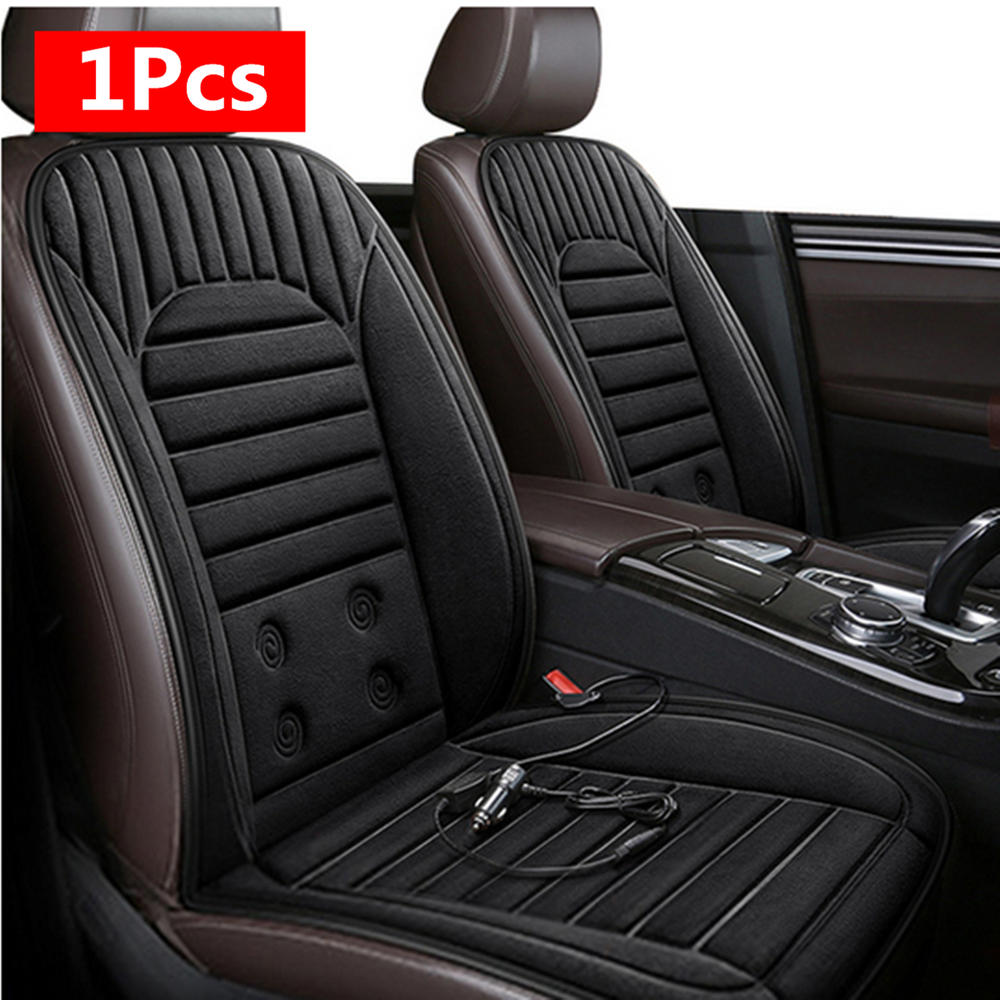 12-24V Car Heating Seat Cushion Seat Heater Pad Mat W/Temperature Adjust Switch