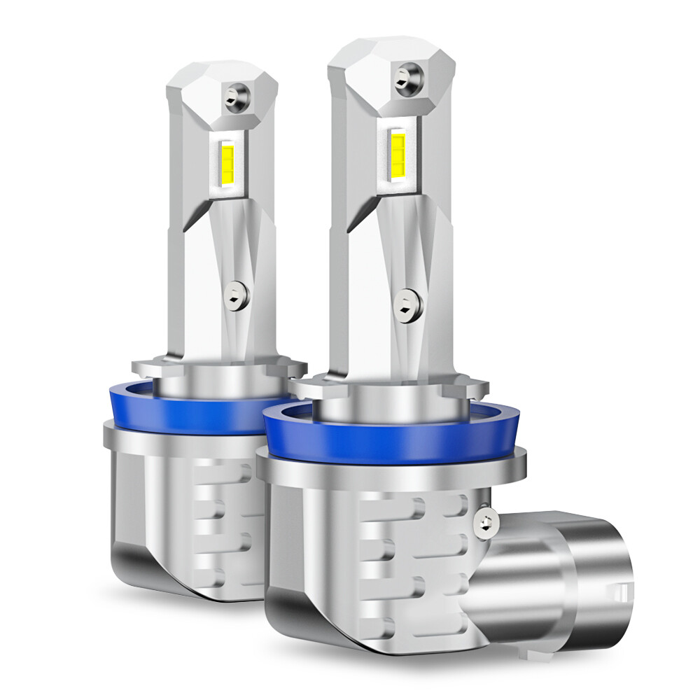 2PCS H8 H9 H11 LED Fog or DRL Bulbs 300% Brighter White Plug and Play