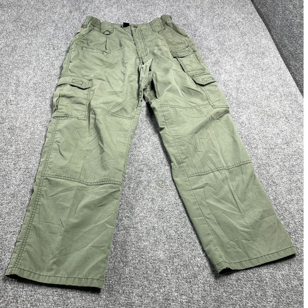 5.11 Tactical Men's Green Ripstop Utility Workwear Cargo Pants Size 30x30