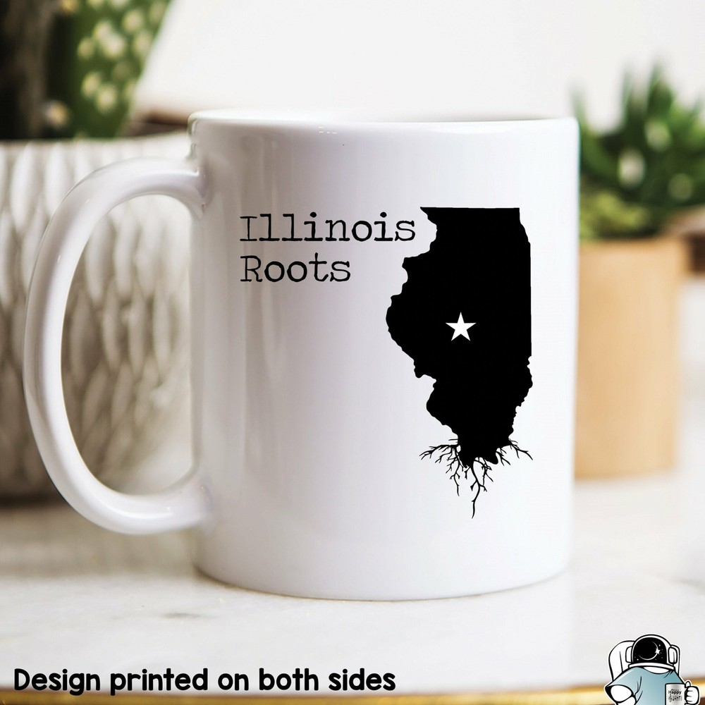 Illinois Mug Illinois Gift Illinois Map Illinois Coffee Mug Il State Mug