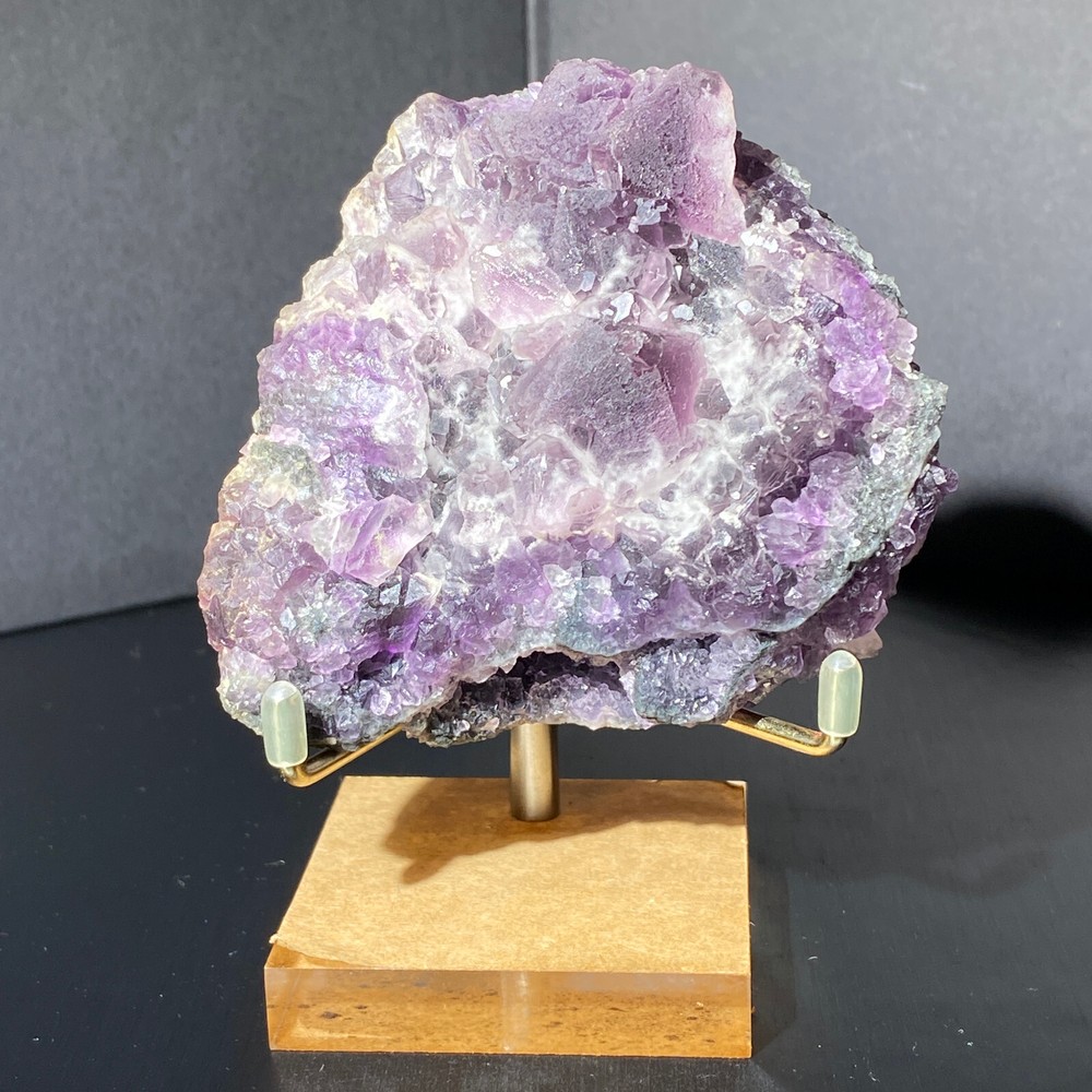 246g Stunning Natural Purple Fluorite Crystal Ore Specimen for Collectors