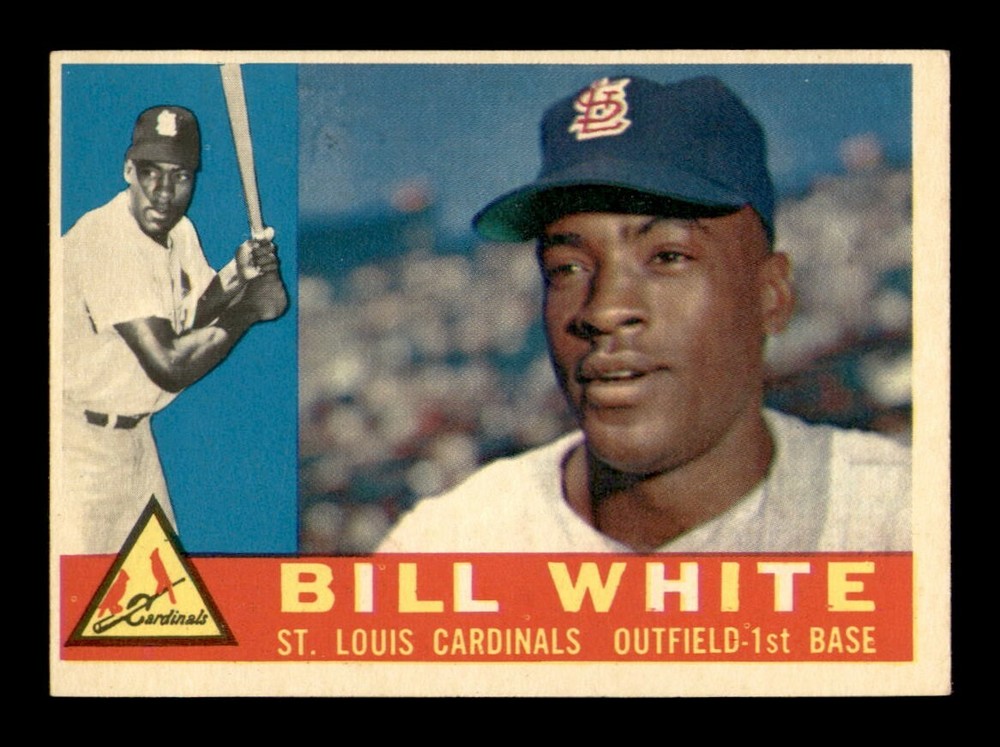 1960 Topps #355 Bill White NM Vintage Baseball Card OBGcards  