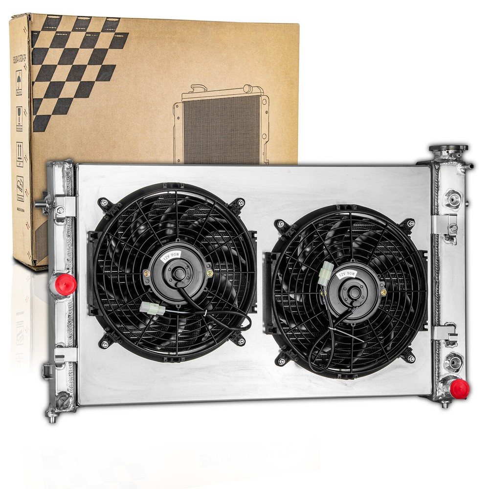 3 Row Radiator Shroud Fan fit for 2005 2006 Pontiac GTO 6.0L V8 Gas Engine AT