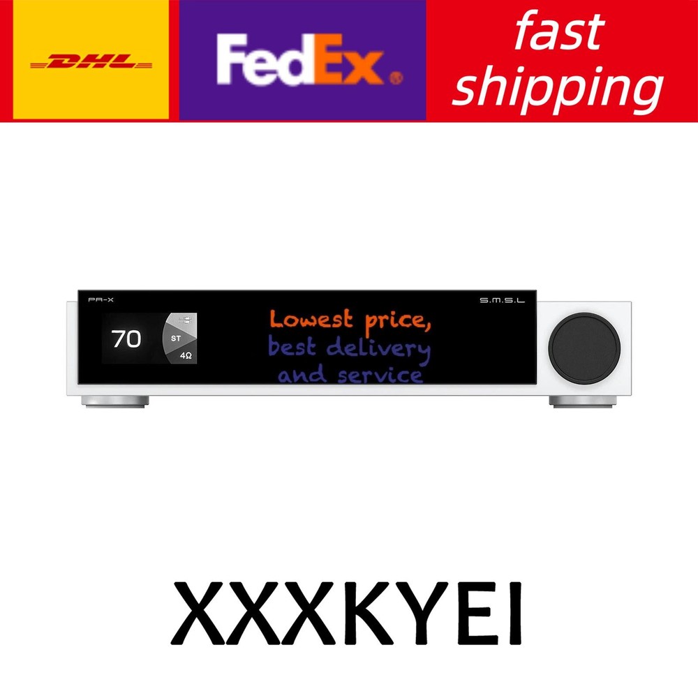 SMSL PA-X GALLIUM NITRIDE 250Wx2 Audio Amplifier Passive Digital Power Amp tp23