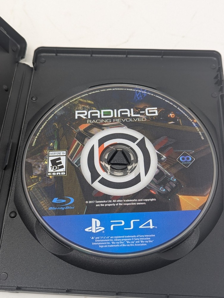Radial-G: Racing Revolved (Sony PlayStation 4, 2017) VR Compatible. Tested