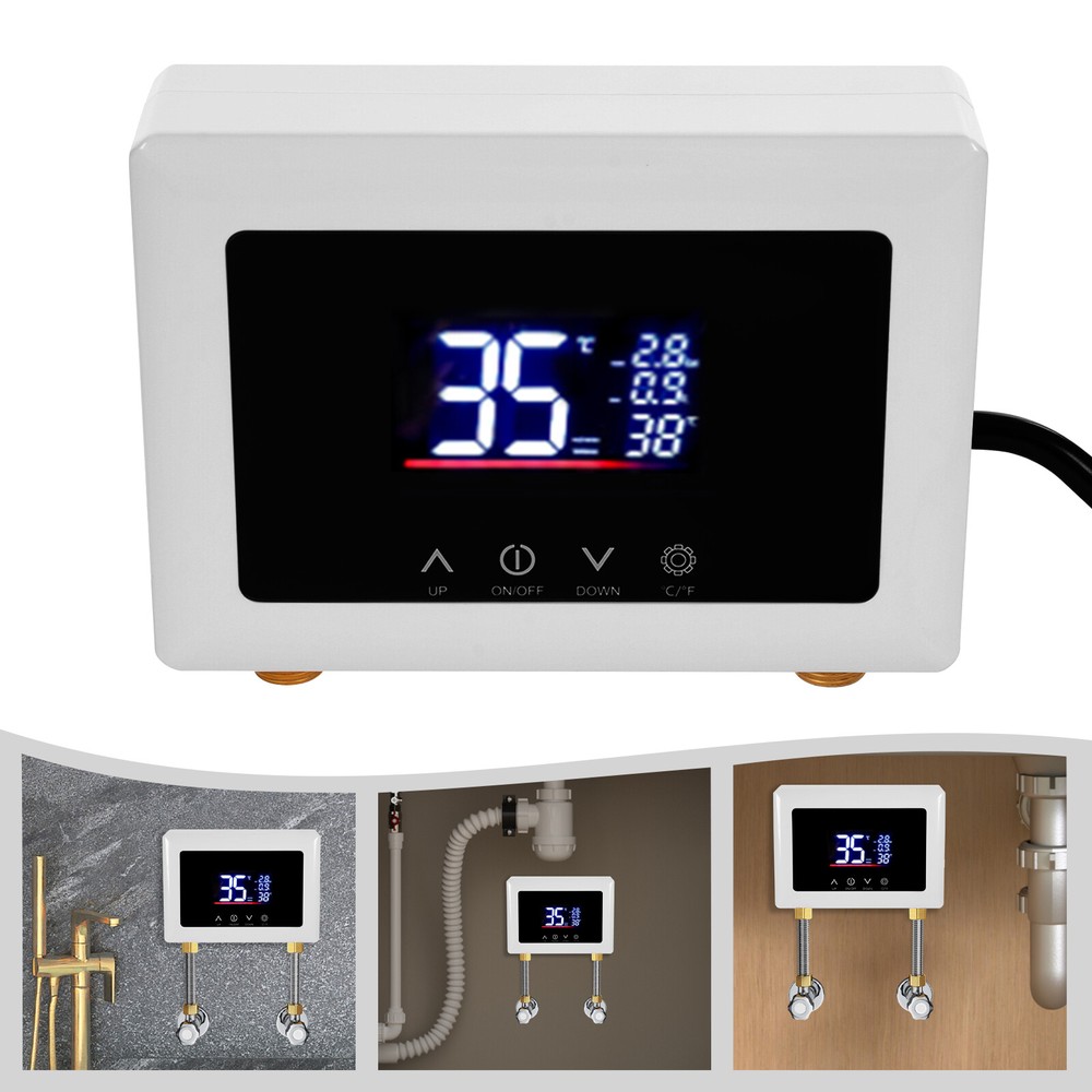Energy-Efficient Instant Electric Water Heater with LED Display