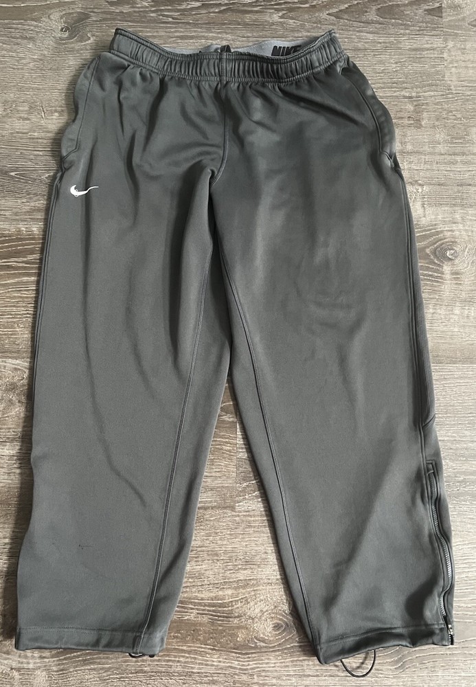 Nike Dri Fit Men’s Track Lightweight Pants Gray .Size L