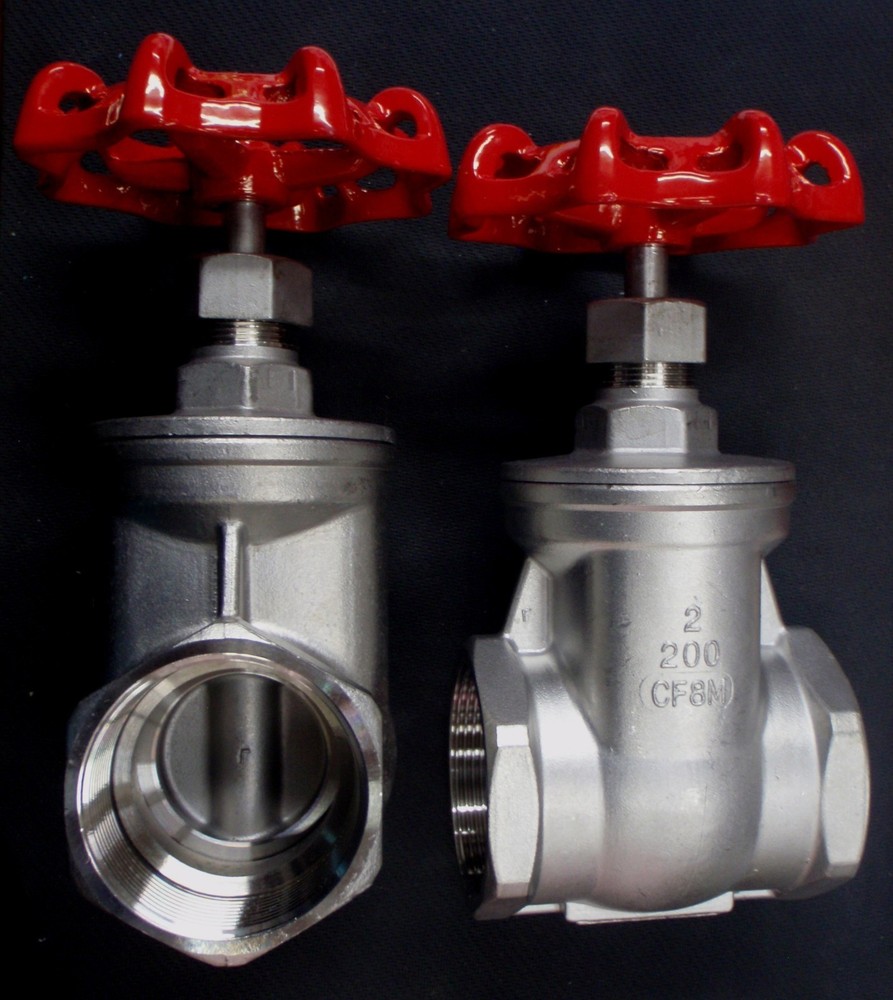 STAINLESS STEEL SHUT OFF GATE  VALVE 2
