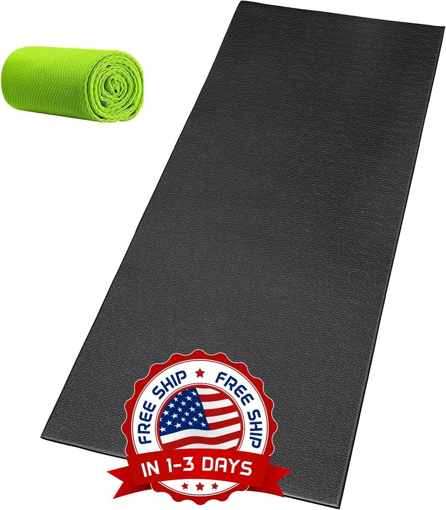 Cinta de correr y bicicleta estática esterilla antideslizante para ejercicio