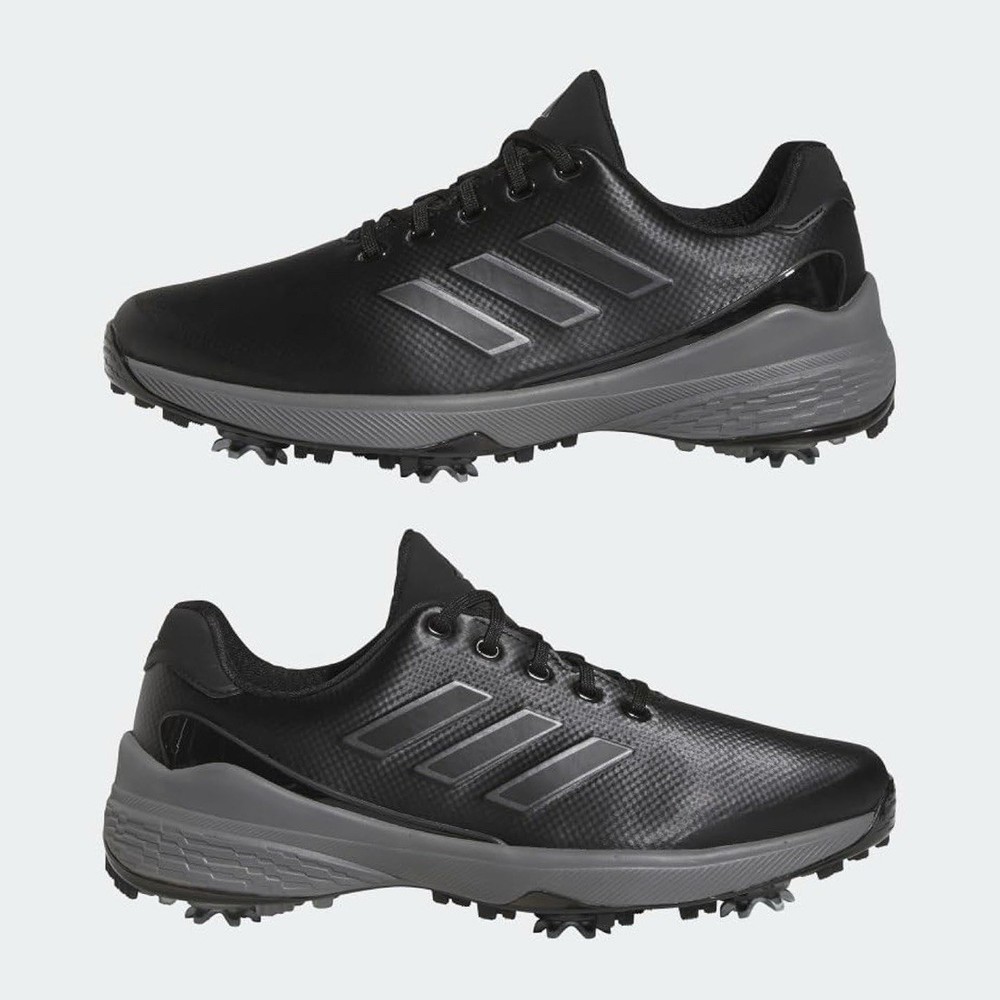 Adidas ZG23 Golf Shoes for Men in Black Silver Metallic Gray Size 11.5 GW1178