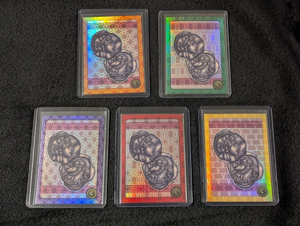 Cardsmiths Currency Series 3 - #41 Athenian Owl - Gold BEAR Gemstone Collection