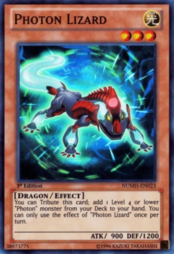 Photon Lizard SP14-EN006 Common 1st Edition Moderately Played Yugioh Card