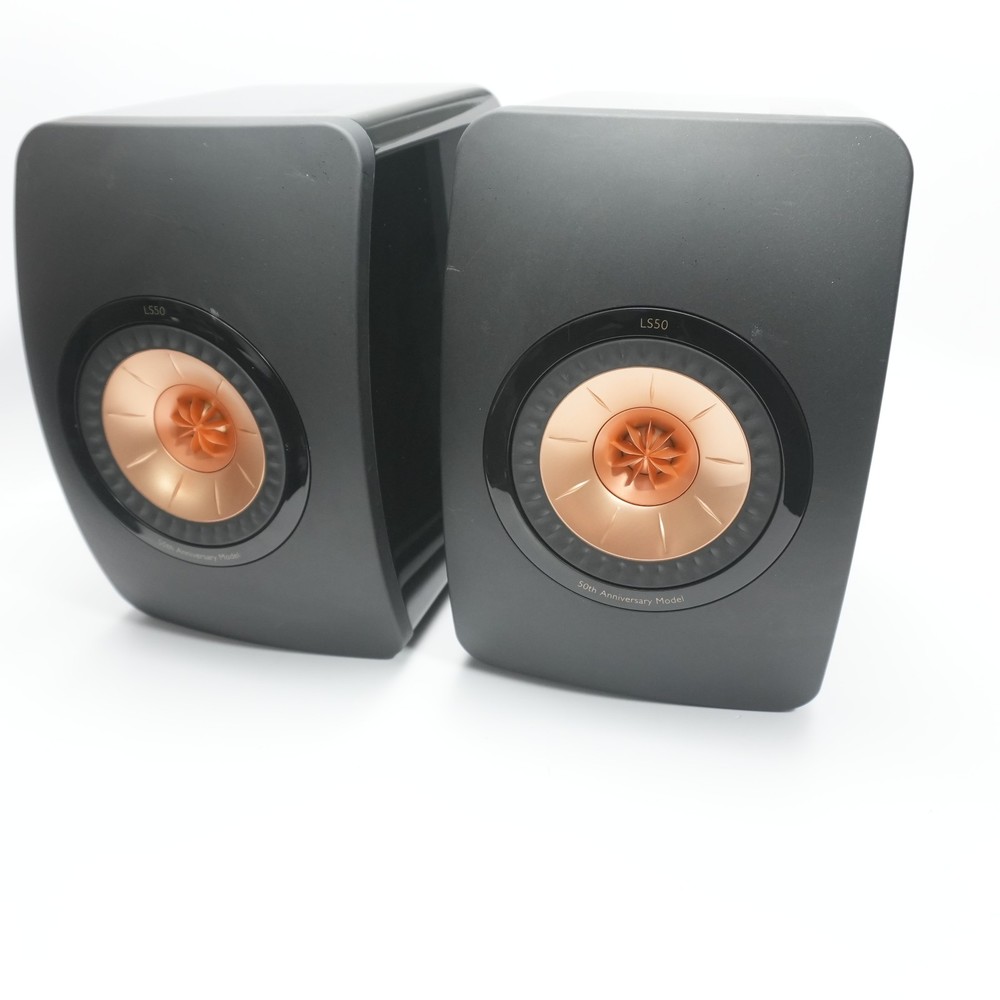 KEF LS50 50th Anniversary Hi-Fi Passive Bookshelf Speakers Pair Audiophile