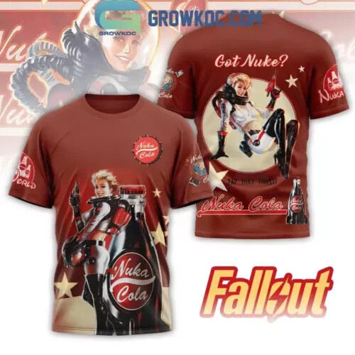 Nuke Nuka Cola Fallout Fan 3D Graphic T-Shirt