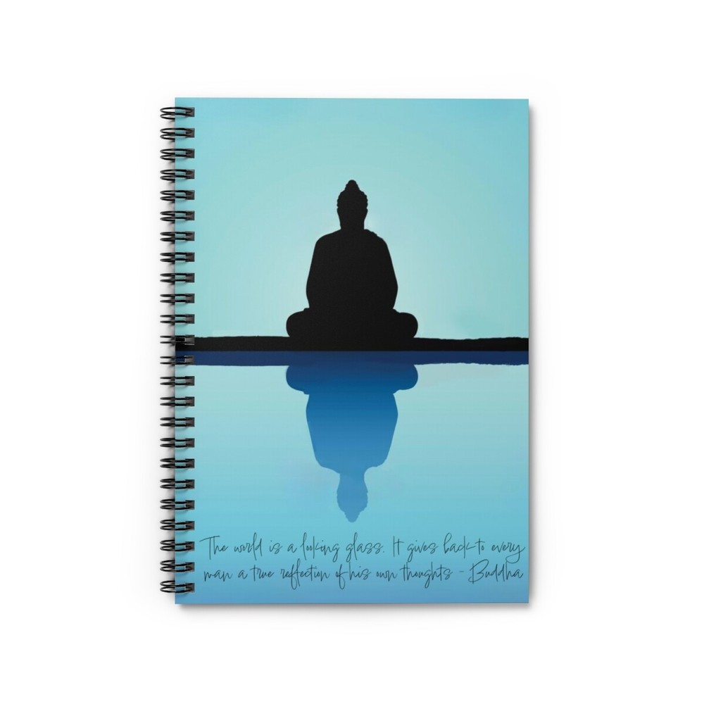 Back to School Buddha Spiral Journal with Inspirational Quote-image