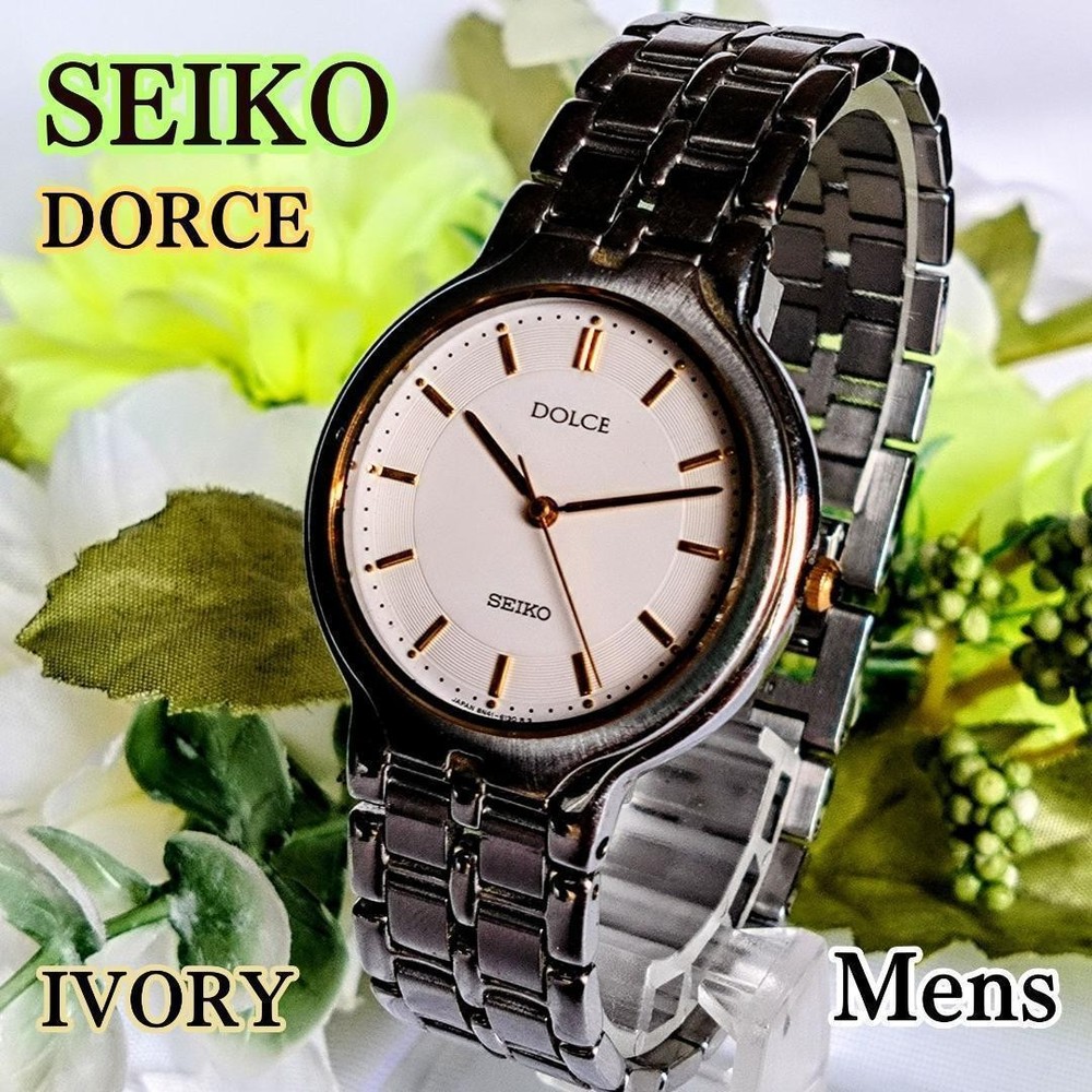 Seiko Men's Dolce Ivory Minimalist Smart Watch