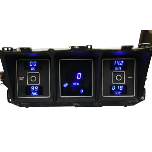 Intellitronix DP1010B LED Digital Dash Kit 1973-1979 Ford Truck Blue Includes: S