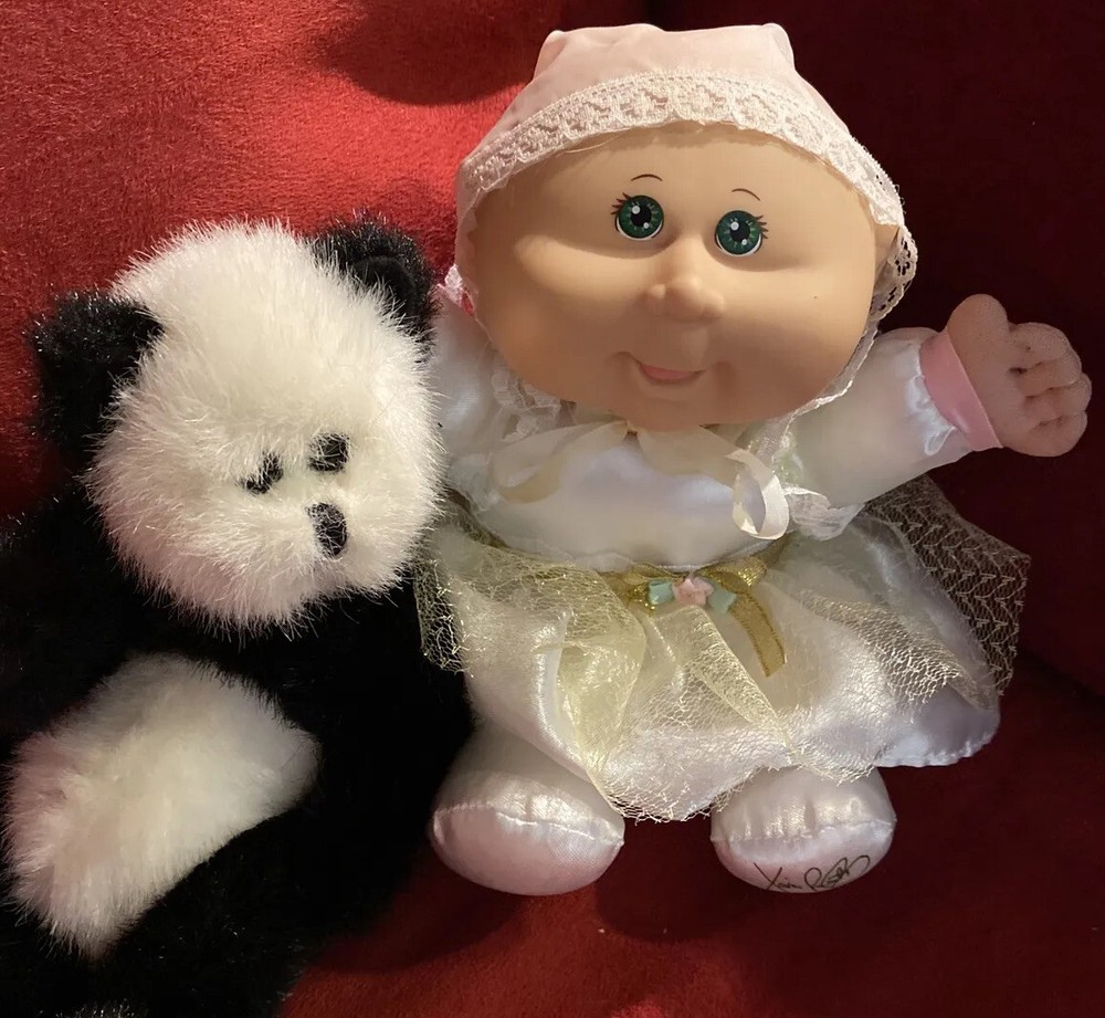 Adorable baby Preemie Cabbage Patch with panda bear