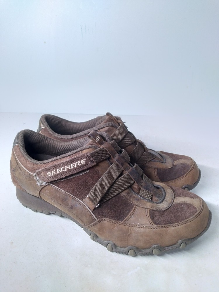 Skechers Women’s Size 7.5 Sassies Levity 46967 Brown Casual Shoes Sneakers Used