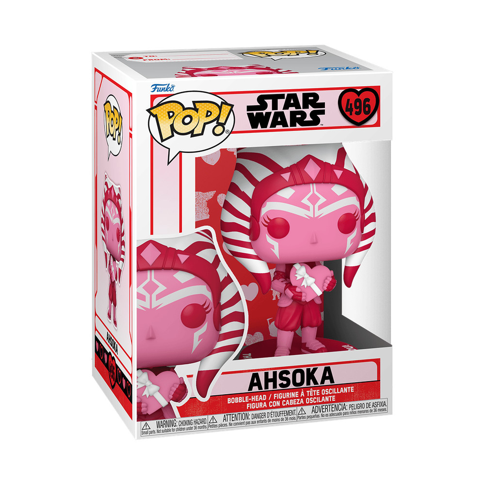 Funko Pop Star Wars Ahsoka Pink #496 Vinyl Figure