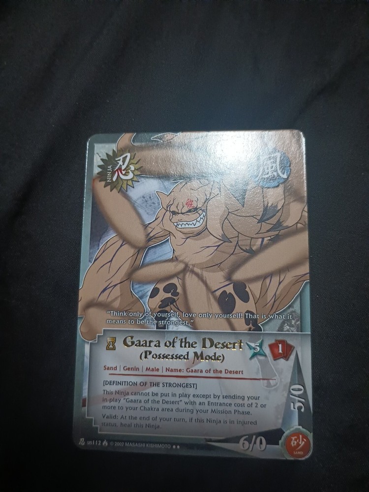 Gaara of the Desert (Possessed Mode) - N-US112 - Rare - 1st Edition